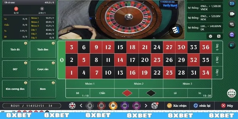 Vòng quay Roulette 8XBET - Hấp dẫn, thắng lớn tức thì